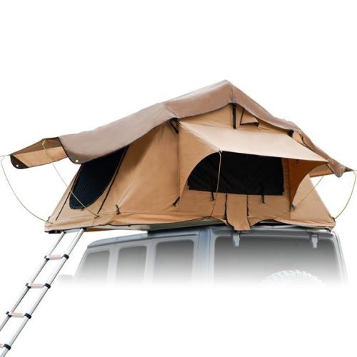 The roof tent with 280TC 2000 waterproof lattice cloth for using as a Camping Necessity A Mobile Home The roof tent with 280TC 2000 waterproof lattice cloth for using as a Camping Necessity A Mobile Home
